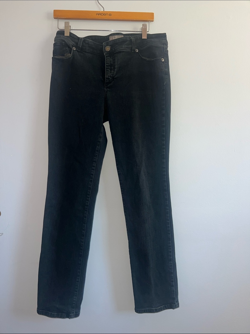 Chico's Men's Straight Jeans in Black
